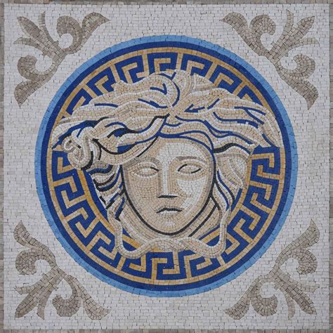 versace logo mosaic|versace logo background.